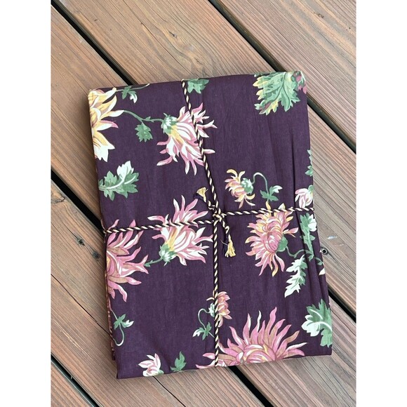 April Cornell Antoinette Tablecloth 60x84” Floral Thanksgiving Fall Autumn New - Picture 4 of 4